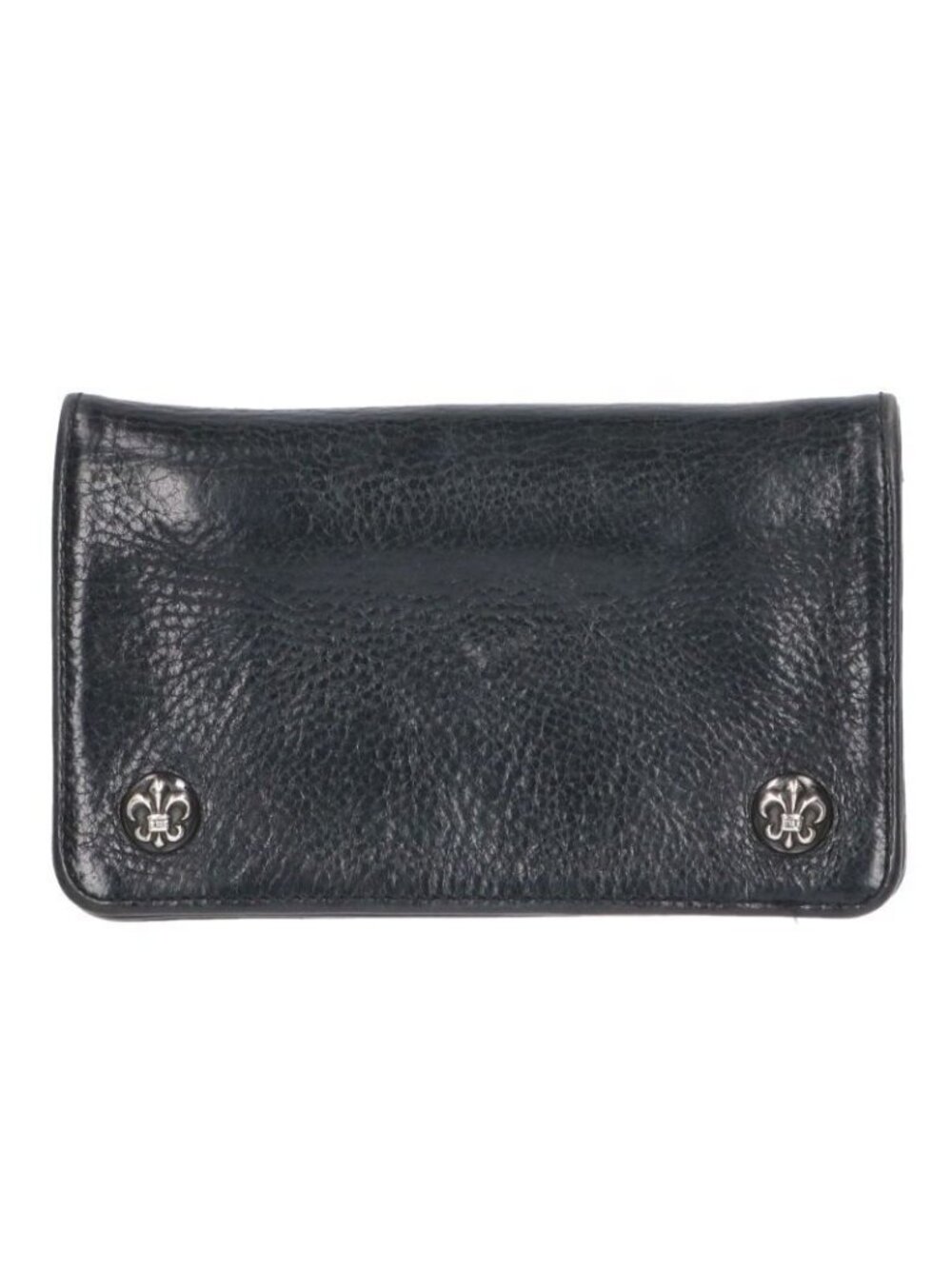 Chrome Hearts BS Flare Button Leather Wallet